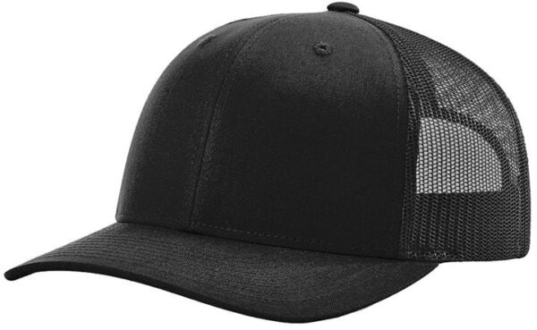 Caution I Have No Filter leatherette patch Richardson 112 cap - Image 4